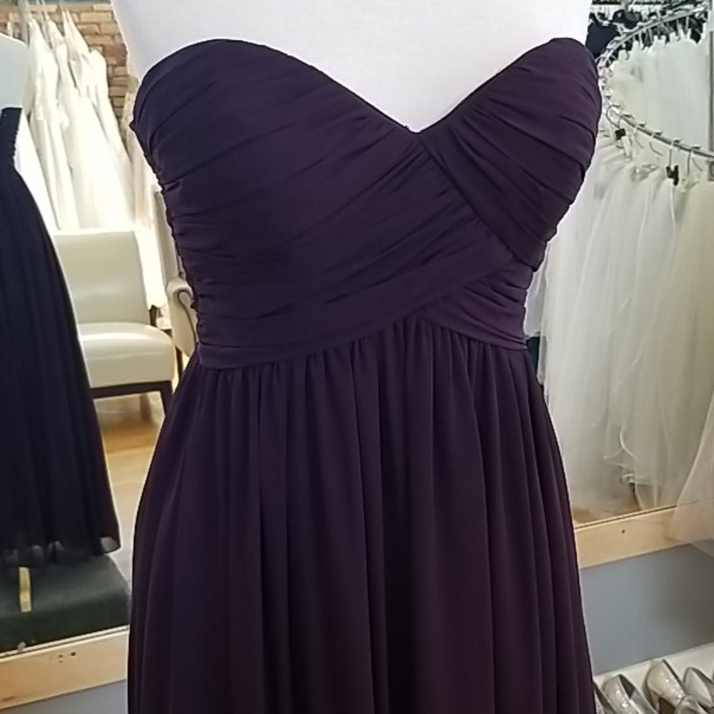 Bill Levkoff style 386 in plum - Picture 3 of 3